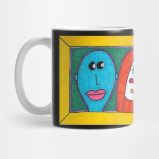 Happy Couple on Green Mug